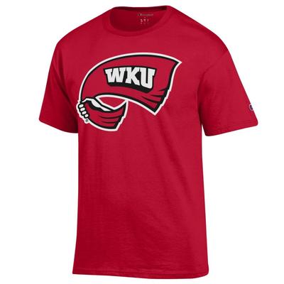 Western Kentucky Champion Men's Giant Towel Logo Tee Shirt