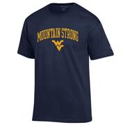  West Virginia Champion Men's Mountain Strong Arch Tee Shirt