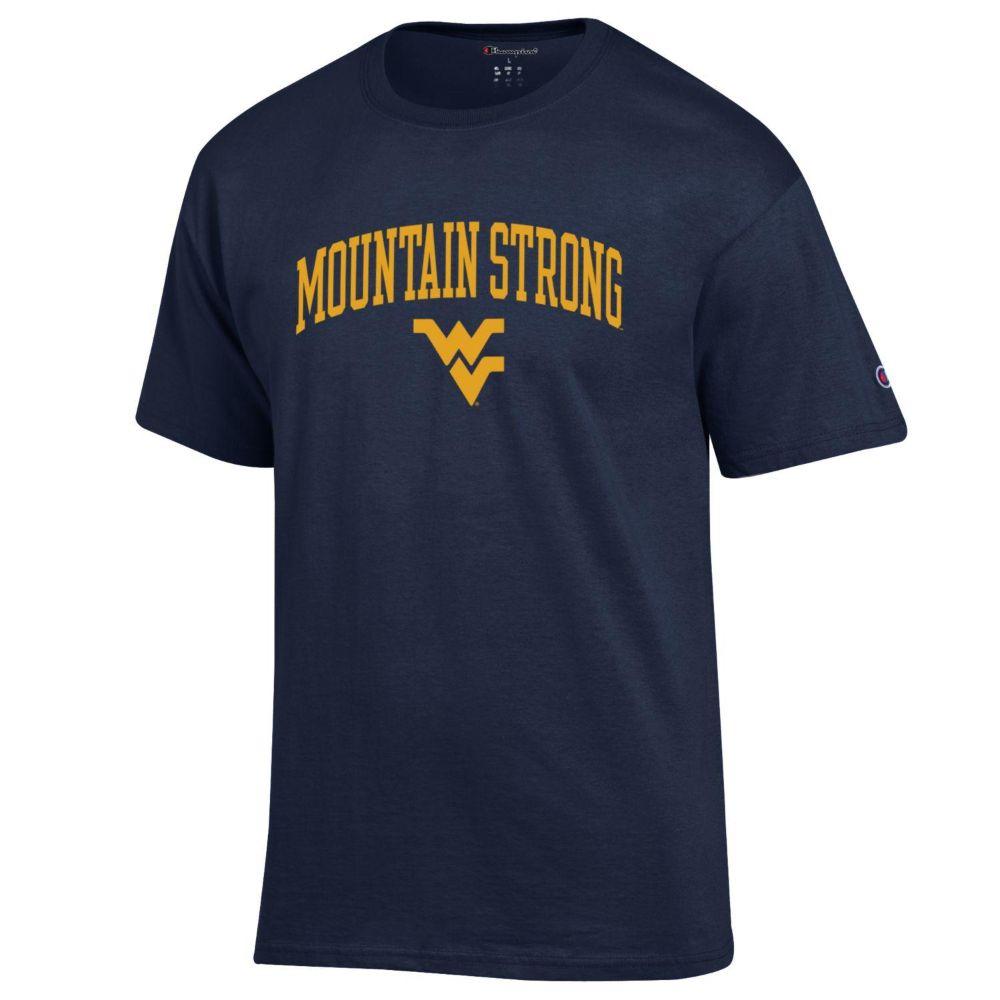  West Virginia Champion Men's Mountain Strong Arch Tee Shirt