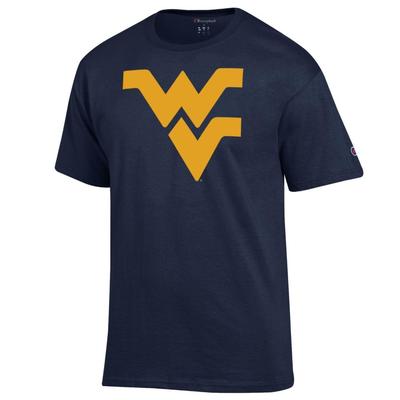 West Virginia Champion Men's Giant Logo Tee Shirt
