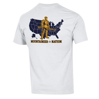 West Virginia Champion Men's Mountaineer Nation Tee Shirt
