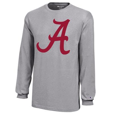 Alabama Champion YOUTH Jersey Long Sleeve Tee