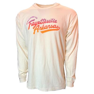 B Unlimited Welcome to Fayetteville Comfort Colors Long Sleeve