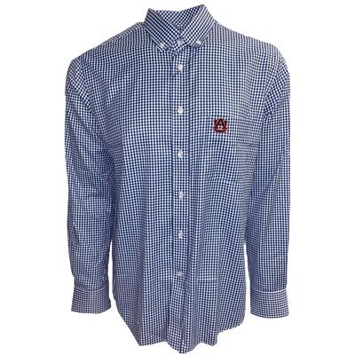 Auburn Pennington And Bailes Stretch Gingham Long Sleeve