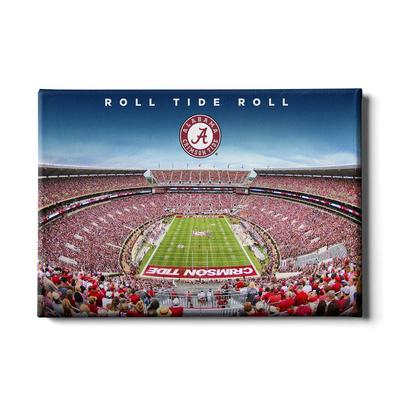 Alabama 24in x 16in Roll Tide Roll Canvas