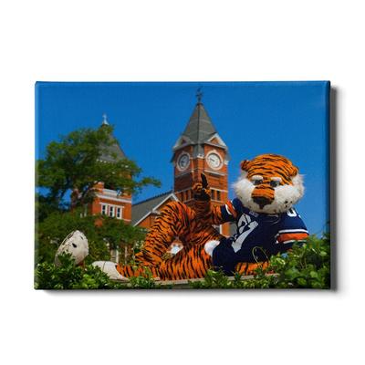 Auburn 24in x 16 in Aubie Mascot Canvas