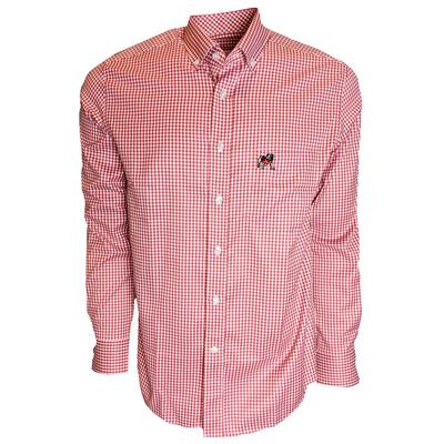 Georgia Pennington And Bailes Stretch Gingham Long Sleeve