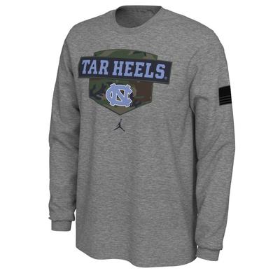 UNC Jordan Brand 2020 Veterans Day Long Sleeve Tee