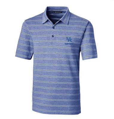 Kentucky Cutter & Buck Men's Forge Heather Stripe Polo