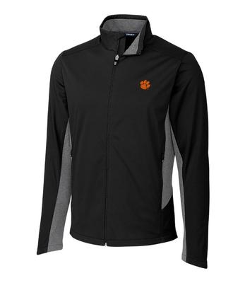 Clemson Cutter & Buck Men's Navigate Softshell Jacket