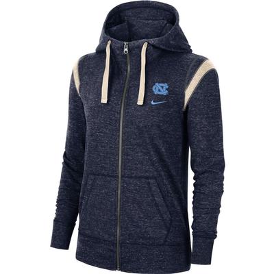 UNC Nike Women's Gym Vintage Full Zip Jacket