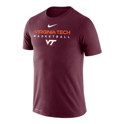 Virginia Tech Nike Dri-Fit Legend Basketball T-Shirt