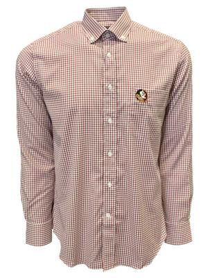 Florida State Pennington And Bailes Stretch Gingham Long Sleeve