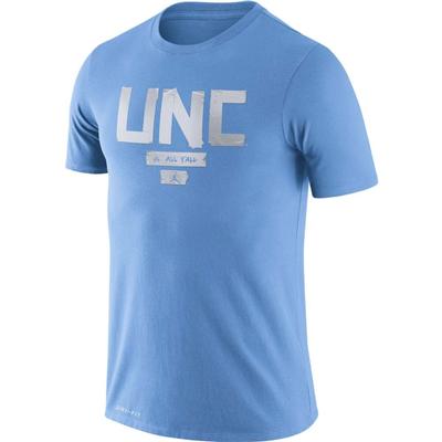 UNC Nike Men's Dri-Fit Verb Basketball Tee