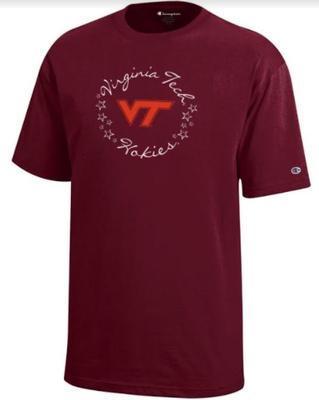 Virginia Tech Champion Youth Girls Starts T-Shirt