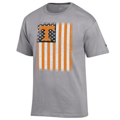 Tennessee Champion Men's American Flag Tee Shirt