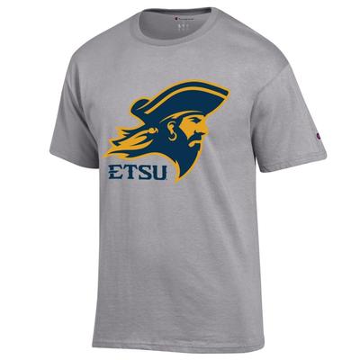 ETSU Champion Men's Giant Buc Head Tee Shirt