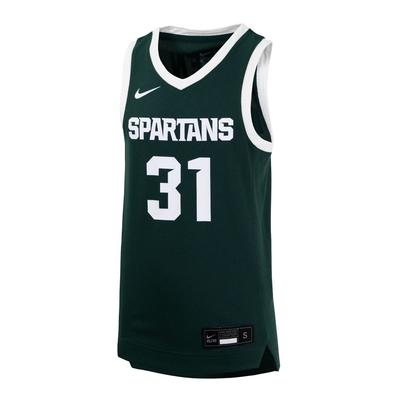 Michigan State YOUTH Replica Basketball Jersey