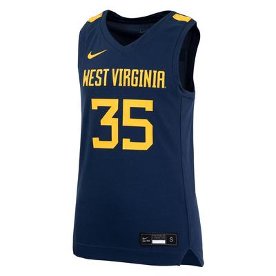 West Virginia YOUTH Replica Basketball Jersey