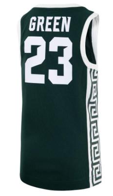 Michigan State YOUTH Green Basketball Jersey