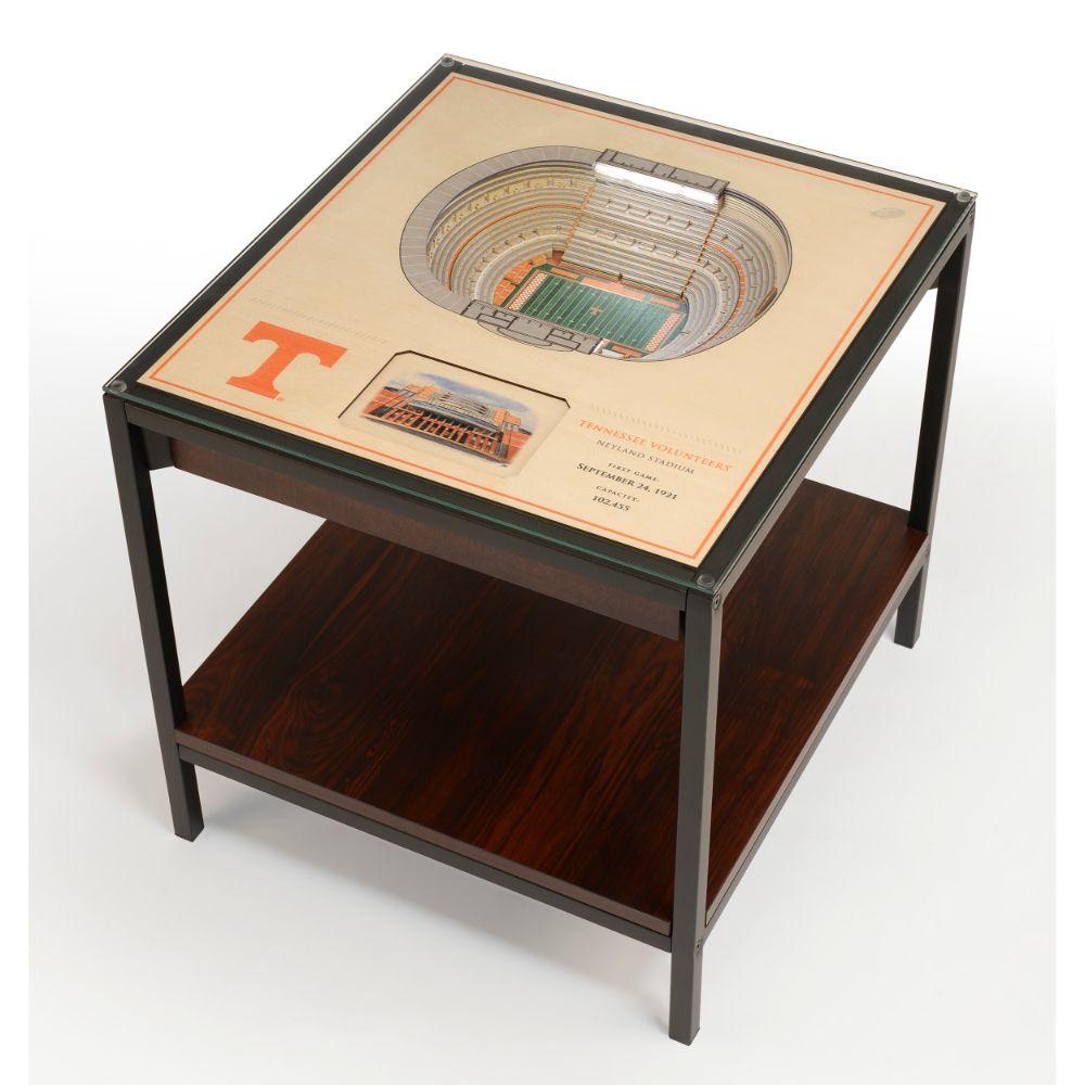 Vols Tennessee Neyland Stadium Lighted End Table Alumni Hall