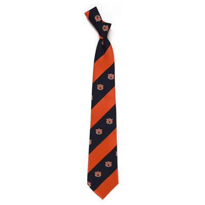 Auburn Eagles Wings Geo Stripe Tie