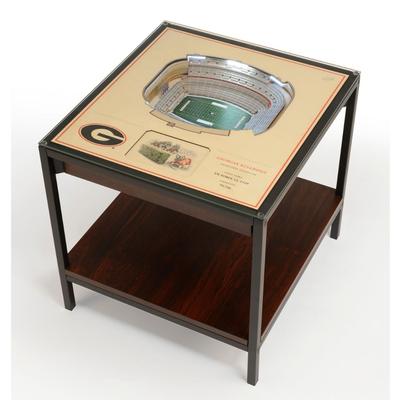 Georgia Sanford Stadium Lighted End Table