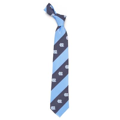 UNC Eagles Wings Geo Stripe Tie