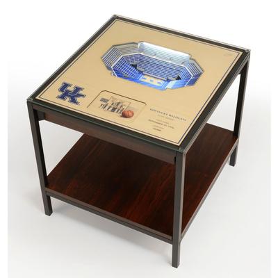 Kentucky Rupp Arena Lighted End Table