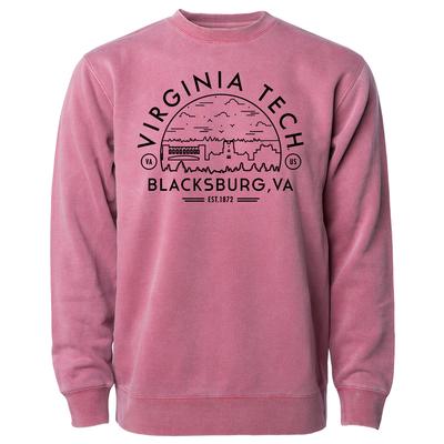 Virginia Tech Uscape Pigment Dyed Fleece