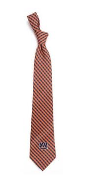 Auburn Eagles Wings Gingham Tie