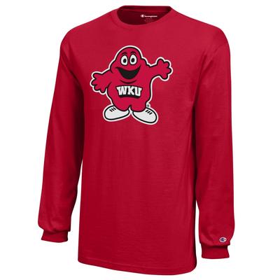 Western Kentucky Champion YOUTH Big Red Jersey Long Sleeve Tee