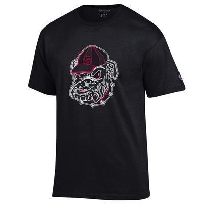 Georgia Champion Men's Neon Bulldog Tee Shirt