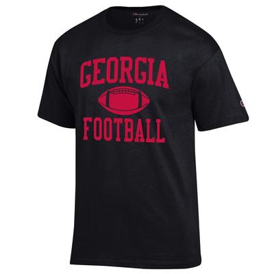 Georgia Champion Men's Basic Football Tee Shirt