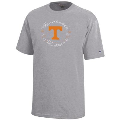 Tennessee Champion YOUTH Circle Stars Script Tee Shirt