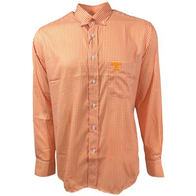 Tennessee Pennington And Bailes Stretch Gingham Long Sleeve