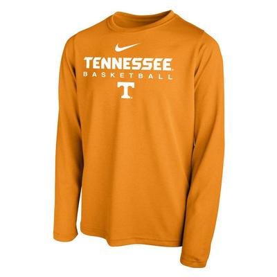 Tennessee Nike Youth Hook Basketball Long Sleeve Legend Tee