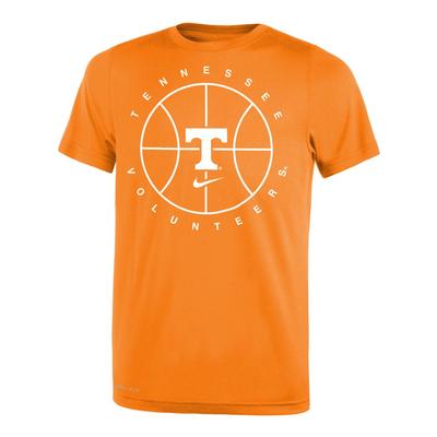 Tennessee Nike Youth Basketball Practice Short Sleeve Legend Tee