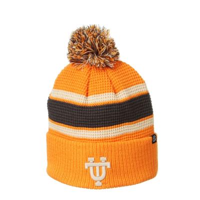 Tennessee Zephyr Waffle Knit Pom Beanie