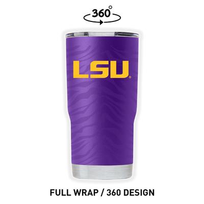 LSU Gametime Sidekicks Tiger Stripes 20 oz Tumbler