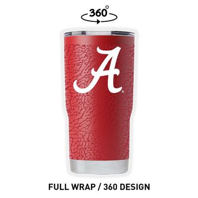 Alabama Gametime Sidekicks Clear Wrap 20 oz Tumbler