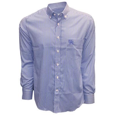 Kentucky Pennington And Bailes Stretch Gingham Long Sleeve