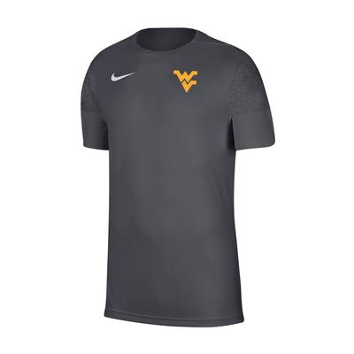 West Virginia Nike Men's Coaches UV Short Sleeve Tee