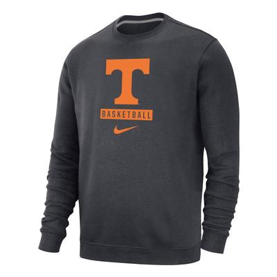 Tennessee Nike Men's Club Fleece Basketball Crew
