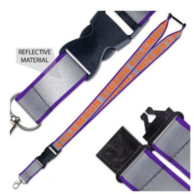 Clemson Reflective Lanyard