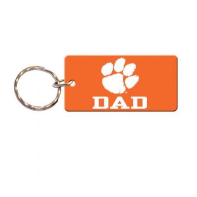 Clemson Dad Key Chain