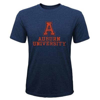 Auburn YOUTH Boys Vault Tri-Blend Tee Shirt