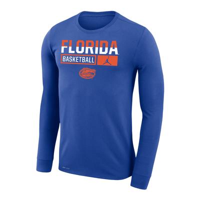 Florida Jordan Brand Dri-Fit Legend Long Sleeve Basketball Tee