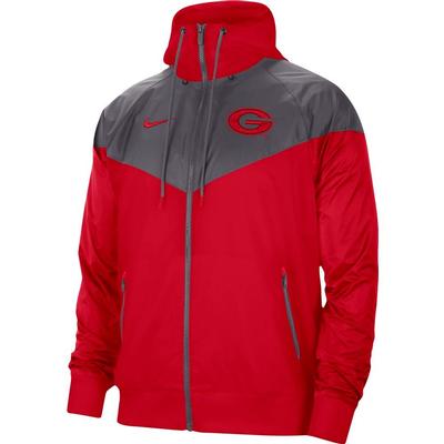 Georgia Nike Men's Windrunner Jacket