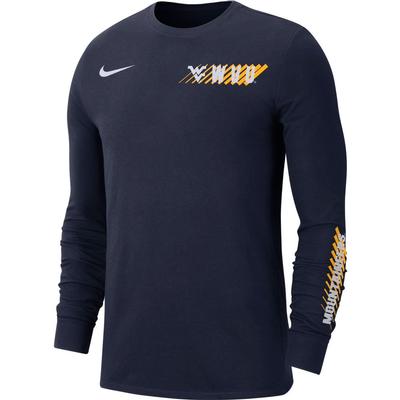 West Virginia Nike Men's Dri-Fit Long Sleeve Tee
